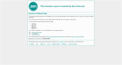 Desktop Screenshot of myweb.myzen.co.uk