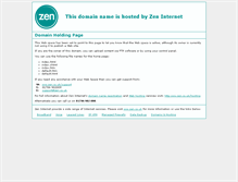 Tablet Screenshot of c2001137.myzen.co.uk