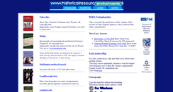 Desktop Screenshot of historicalresources.myzen.co.uk