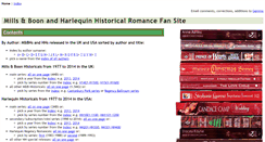 Desktop Screenshot of historicalromance.myzen.co.uk