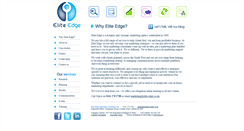 Desktop Screenshot of eliteedge.myzen.co.uk